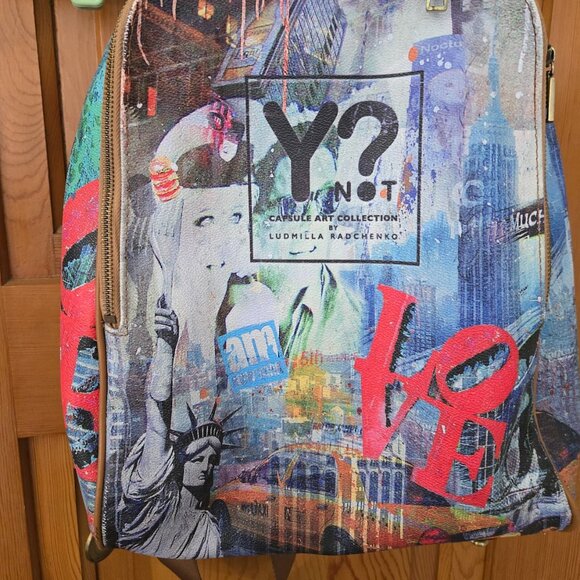 Ynot? backpack "Capsule Art Collection" by Ludmilla- New York City - Picture 1 of 15